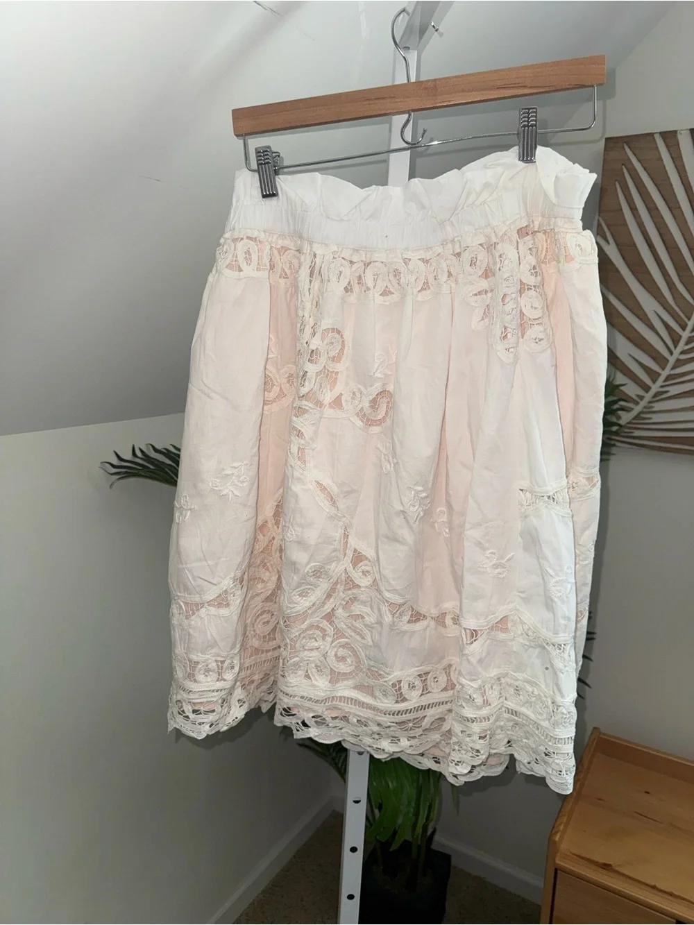 Anthropologie Maeve Strapless Lace Mini Dress Medium NWT - Picture 5 of 6